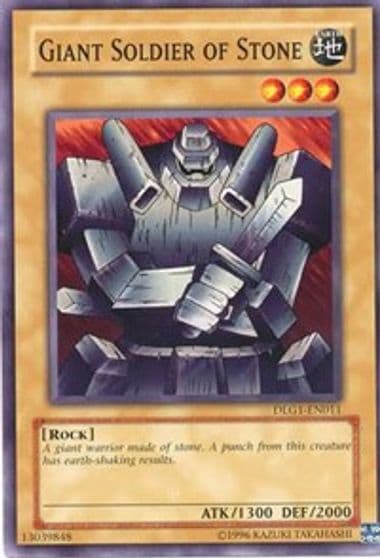 Giant Soldier of Stone Dark Legends Yu-Gi-Oh! card