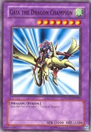Gaia the Dragon Champion Dark Legends Yu-Gi-Oh! card
