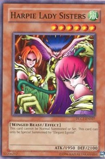 Harpie Lady Sisters Dark Legends Yu-Gi-Oh! card