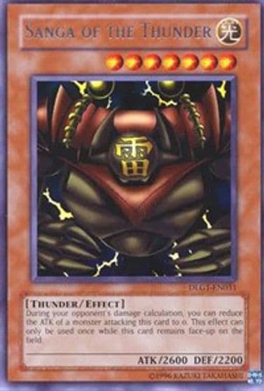 Sanga of the Thunder Dark Legends Yu-Gi-Oh! card