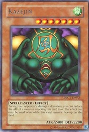 Kazejin Dark Legends Yu-Gi-Oh! card