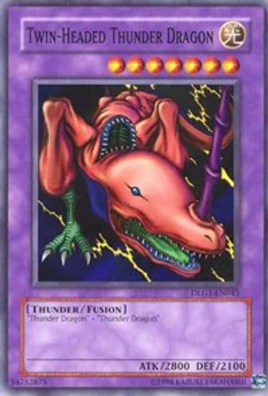 Twin Headed Thunder Dragon Dark Legends Yu-Gi-Oh! card