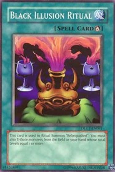 Black Illusion Ritual Dark Legends Yu-Gi-Oh! card