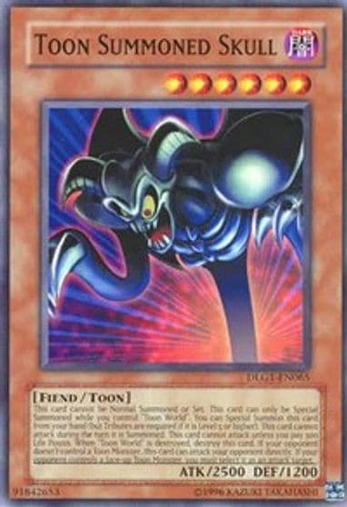 Toon Summoned Skull Dark Legends Yu-Gi-Oh! card