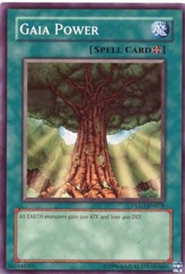 Gaia Power Dark Legends Yu-Gi-Oh! card