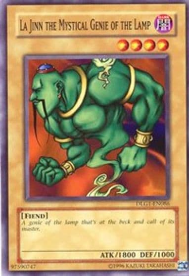 La Jinn the Mystical Genie of the Lamp Dark Legends Yu-Gi-Oh! card