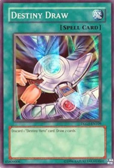Destiny Draw Dark Legends Yu-Gi-Oh! card