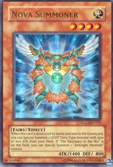 Nova Summoner Dark Legends Yu-Gi-Oh! card