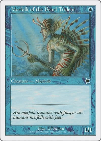 Merfolk of the Pearl Trident Starter 1999 Magic card