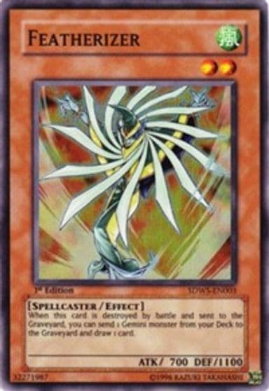 Featherizer Structure Deck: Warriors' Strike Yu-Gi-Oh! card
