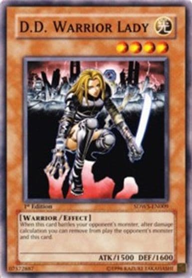 DD Warrior Lady Structure Deck: Warriors' Strike Yu-Gi-Oh! card