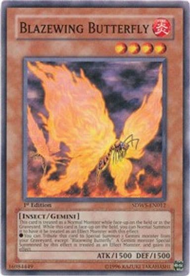 Blazewing Butterfly Structure Deck: Warriors' Strike Yu-Gi-Oh! card
