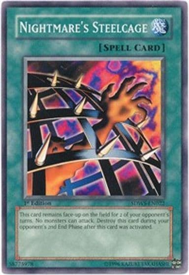 Nightmares Steelcage Structure Deck: Warriors' Strike Yu-Gi-Oh! card