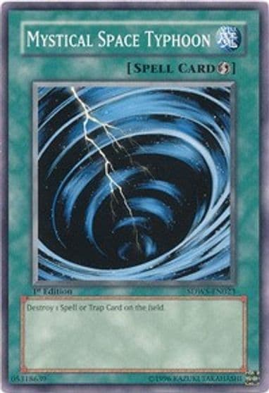 Mystical Space Typhoon Structure Deck: Warriors' Strike Yu-Gi-Oh! card