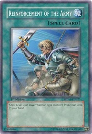 Reinforcement of the Army Structure Deck: Warriors' Strike Yu-Gi-Oh! card