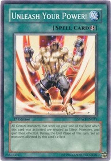 Unleash Your Power Structure Deck: Warriors' Strike Yu-Gi-Oh! card