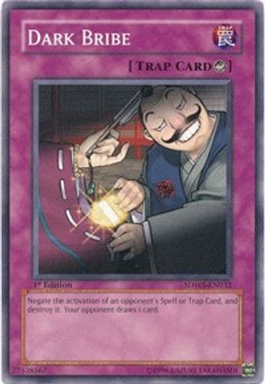 Dark Bribe Structure Deck: Warriors' Strike Yu-Gi-Oh! card