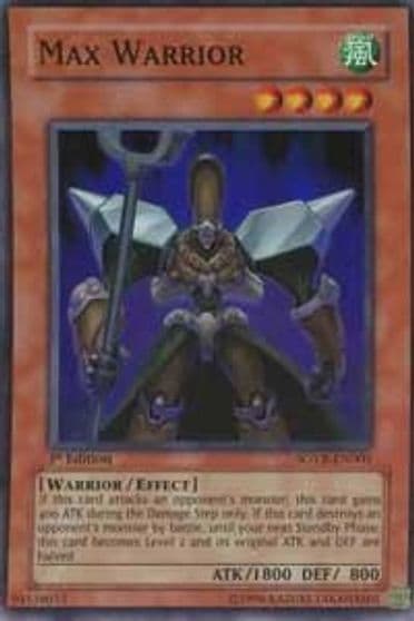 Max Warrior Stardust Overdrive Yu-Gi-Oh! card