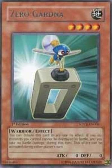 Zero Gardna Stardust Overdrive Yu-Gi-Oh! card