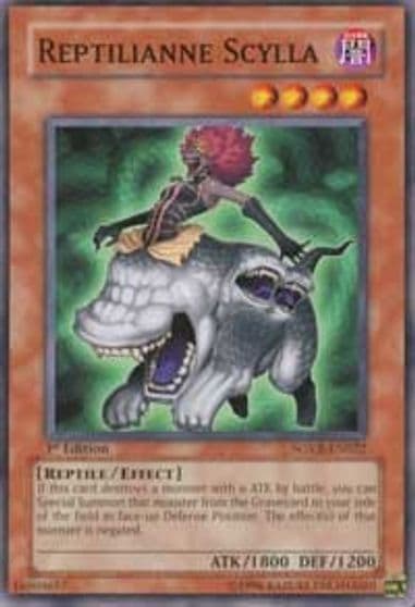Reptilianne Scylla Stardust Overdrive Yu-Gi-Oh! card