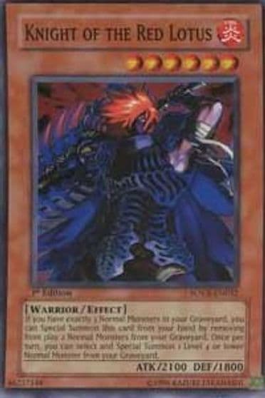 Knight of the Red Lotus Stardust Overdrive Yu-Gi-Oh! card
