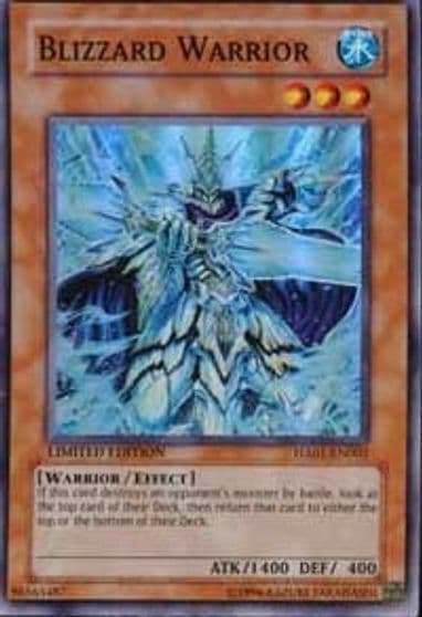 Blizzard Warrior Hidden Arsenal Yu-Gi-Oh! card