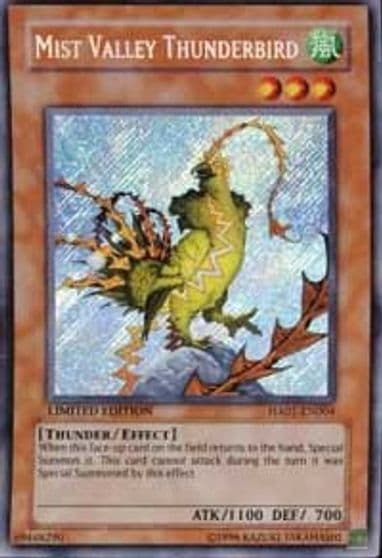 Mist Valley Thunderbird Hidden Arsenal Yu-Gi-Oh! card