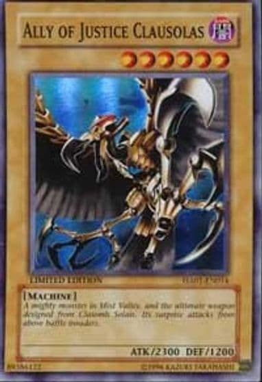 Ally of Justice Clausolas Hidden Arsenal Yu-Gi-Oh! card