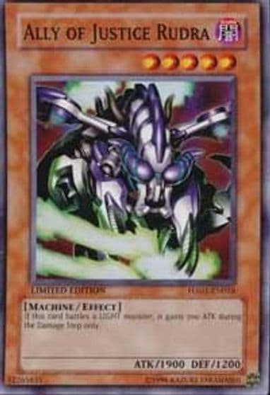 Ally of Justice Rudra Hidden Arsenal Yu-Gi-Oh! card