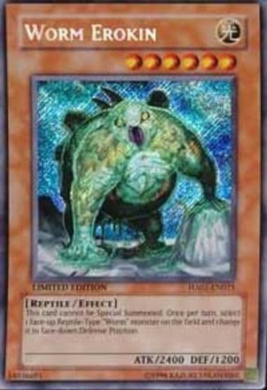 Worm Erokin Hidden Arsenal Yu-Gi-Oh! card