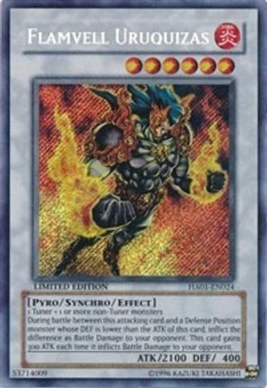 Flamvell Uruquizas Hidden Arsenal Yu-Gi-Oh! card