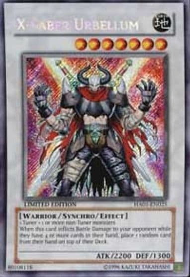 X Saber Urbellum Hidden Arsenal Yu-Gi-Oh! card