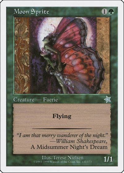Moon Sprite Starter 1999 Magic card