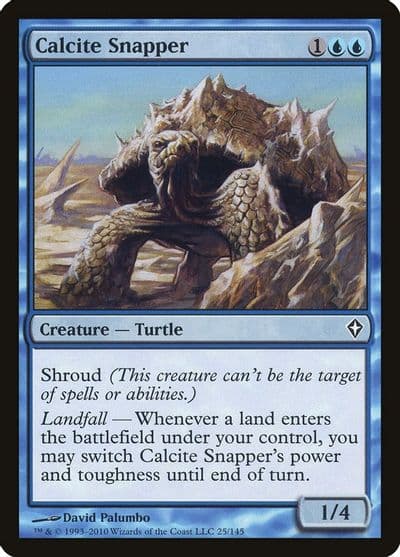 Calcite Snapper Worldwake Magic card