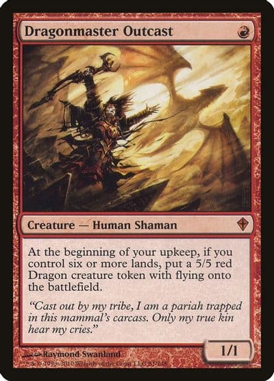 Dragonmaster Outcast Worldwake Magic card