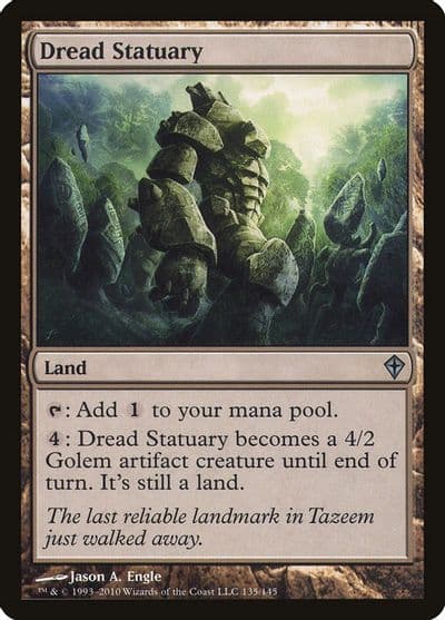 Dread Statuary Worldwake Magic card