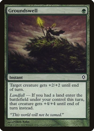 Groundswell Worldwake Magic card