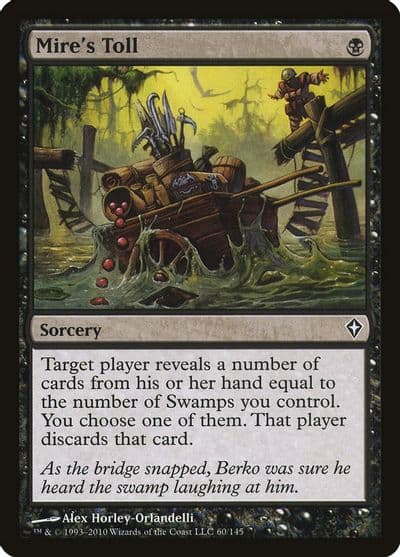 Mires Toll Worldwake Magic card