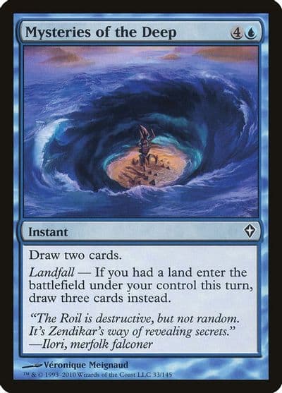Mysteries of the Deep Worldwake Magic card