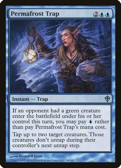 Permafrost Trap Worldwake Magic card