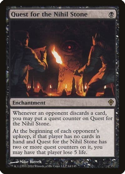 Quest for the Nihil Stone Worldwake Magic card