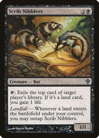 Scrib Nibblers Worldwake Magic card
