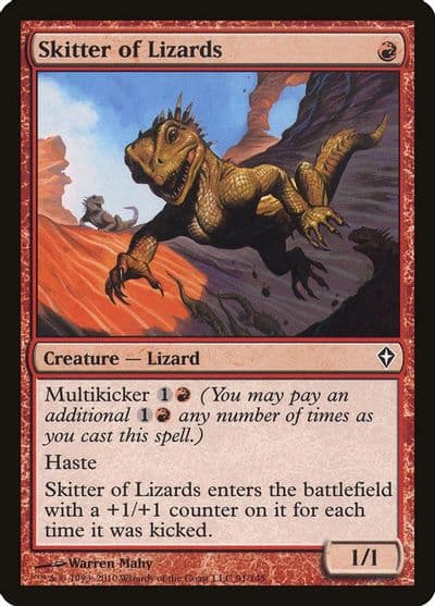 Skitter of Lizards Worldwake Magic card