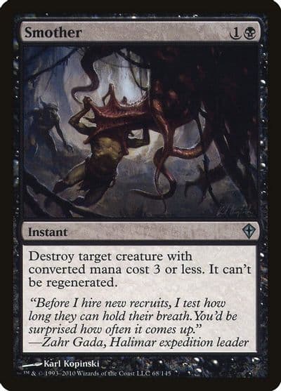 Smother Worldwake Magic card