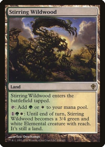 Stirring Wildwood Worldwake Magic card