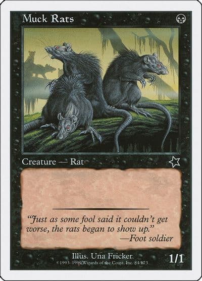 Muck Rats Starter 1999 Magic card