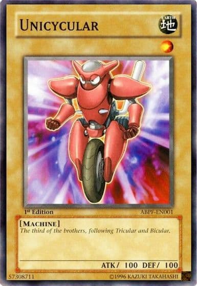 Unicycular Absolute Powerforce Yu-Gi-Oh! card