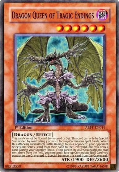 Dragon Queen of Tragic Endings Absolute Powerforce Yu-Gi-Oh! card