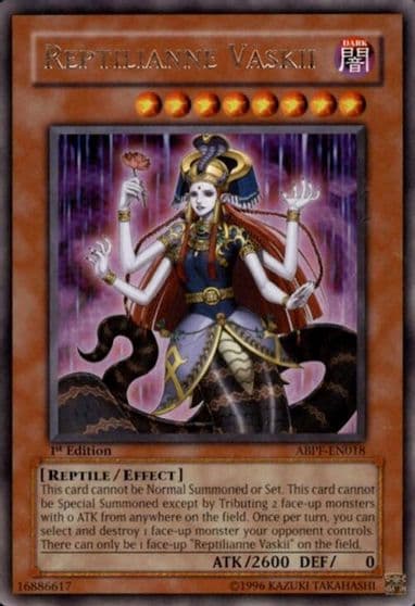 Reptilianne Vaskii Absolute Powerforce Yu-Gi-Oh! card