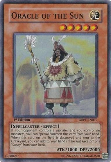 Oracle of the Sun Absolute Powerforce Yu-Gi-Oh! card